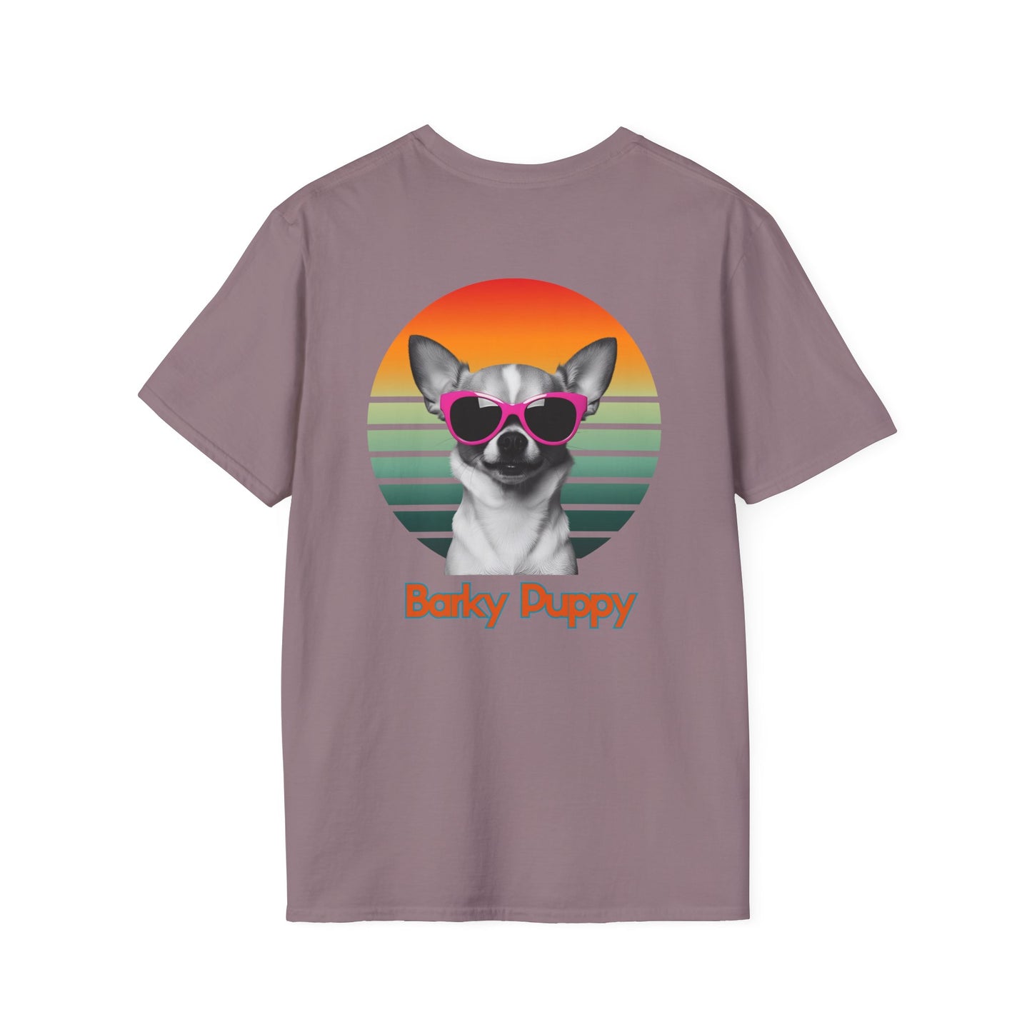 Chihuahua, Barky Puppy,  Stylish Dog Art T-Shirt, Pet Lover Gift, Summer Vibes Tee, Unisex Graphic Shirt, Cool Dog Apparel, Dog Owner Fashion