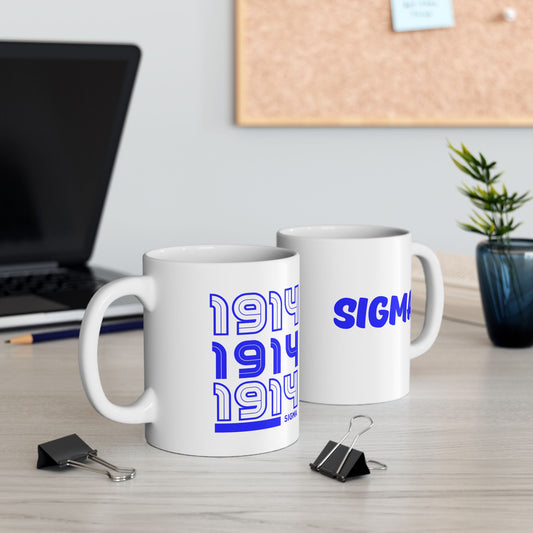 Divine 9 Fraternity Inspired- SIGMA: Ceramic Mug