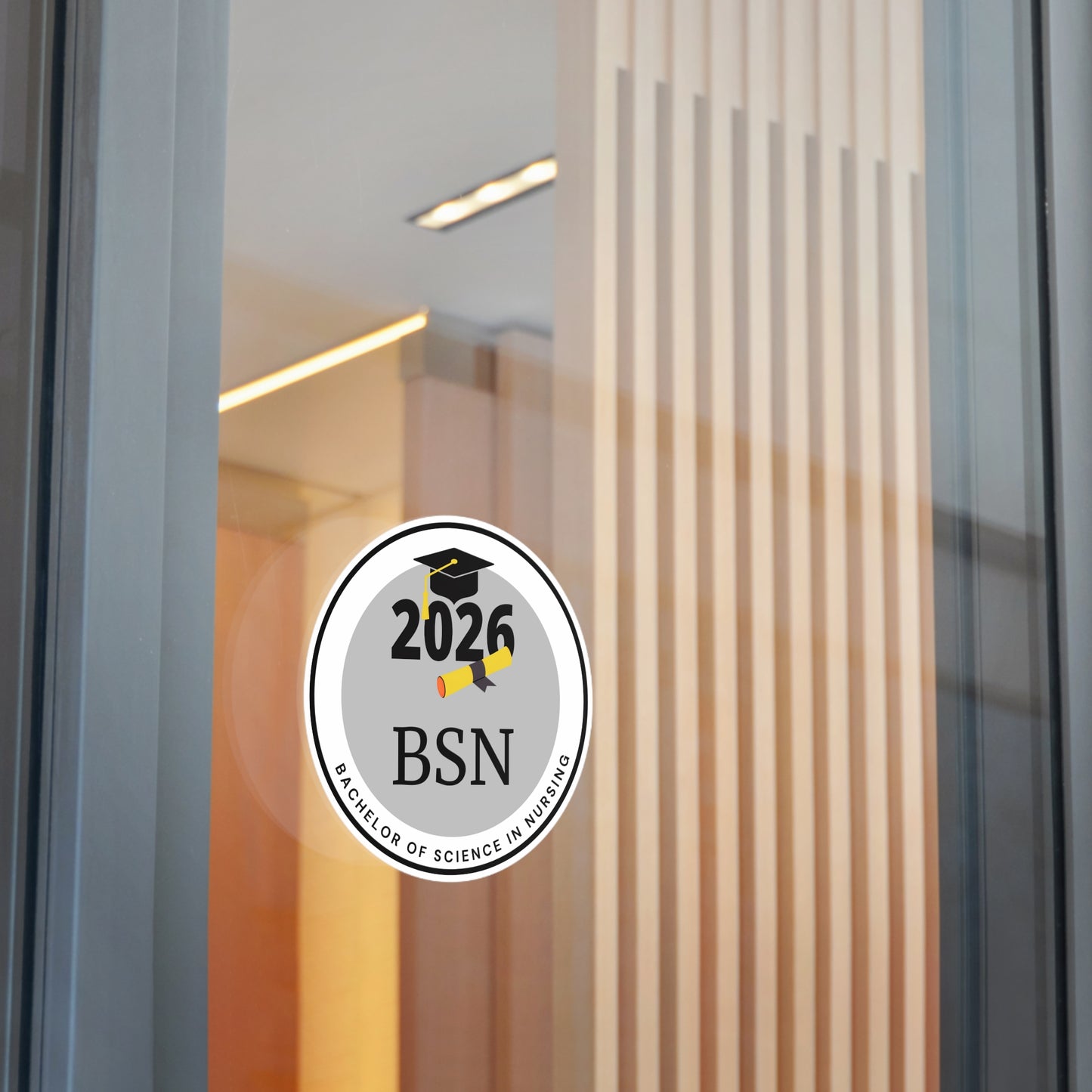 BSN, c/o 2026 Graduate. Round Sticker, Nurse Gift, Nursing School Graduation, Laptop