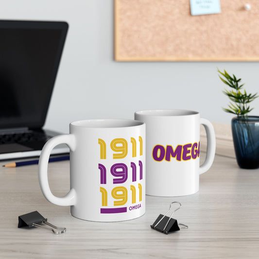 Divine 9 Fraternity Inspired- OMEGA: Ceramic Mug