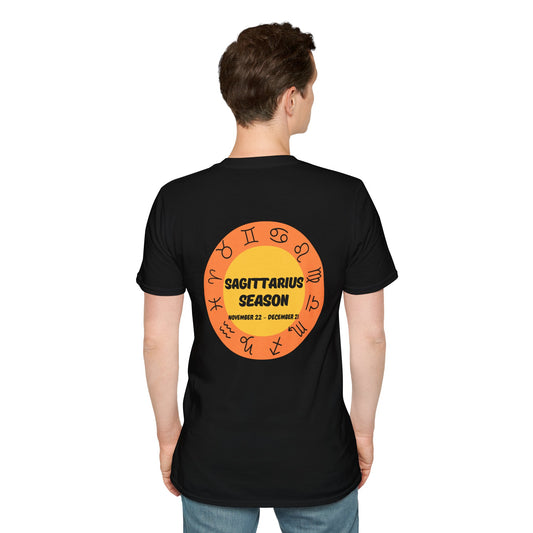 Sagittarius Season Zodiac T-Shirt - Unisex Softstyle Tee