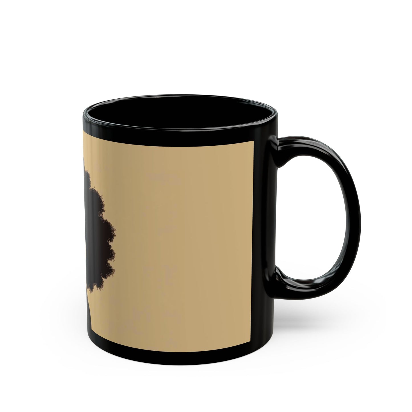 Chill 1 Coffee Mug, Afro Woman Listening to Music, Ceramic Mug (11oz)