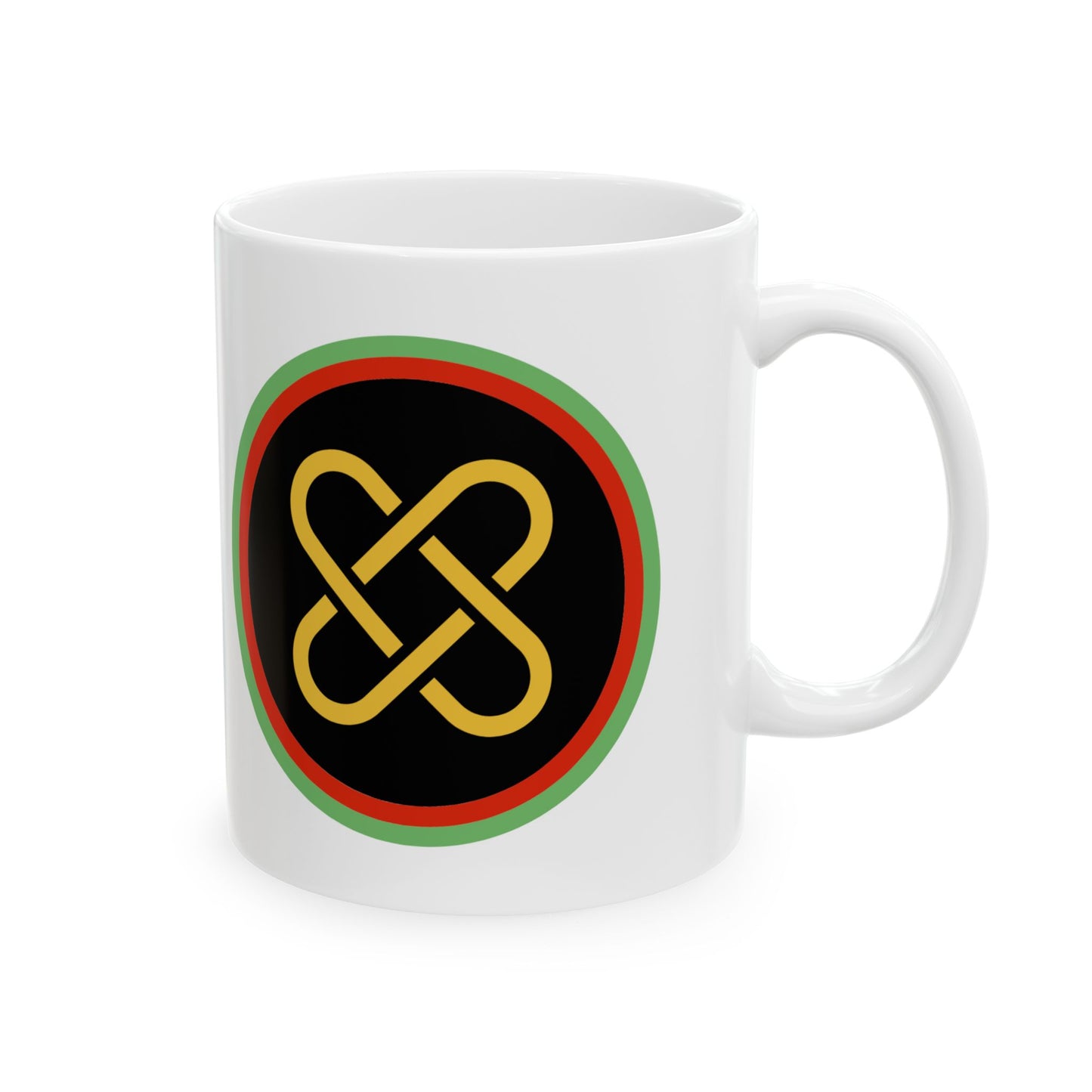 Umoja, Kwanzaa Celebration Mug, Festive Ceramic Cup, Holiday Drinkware, Unique Gift, 11oz