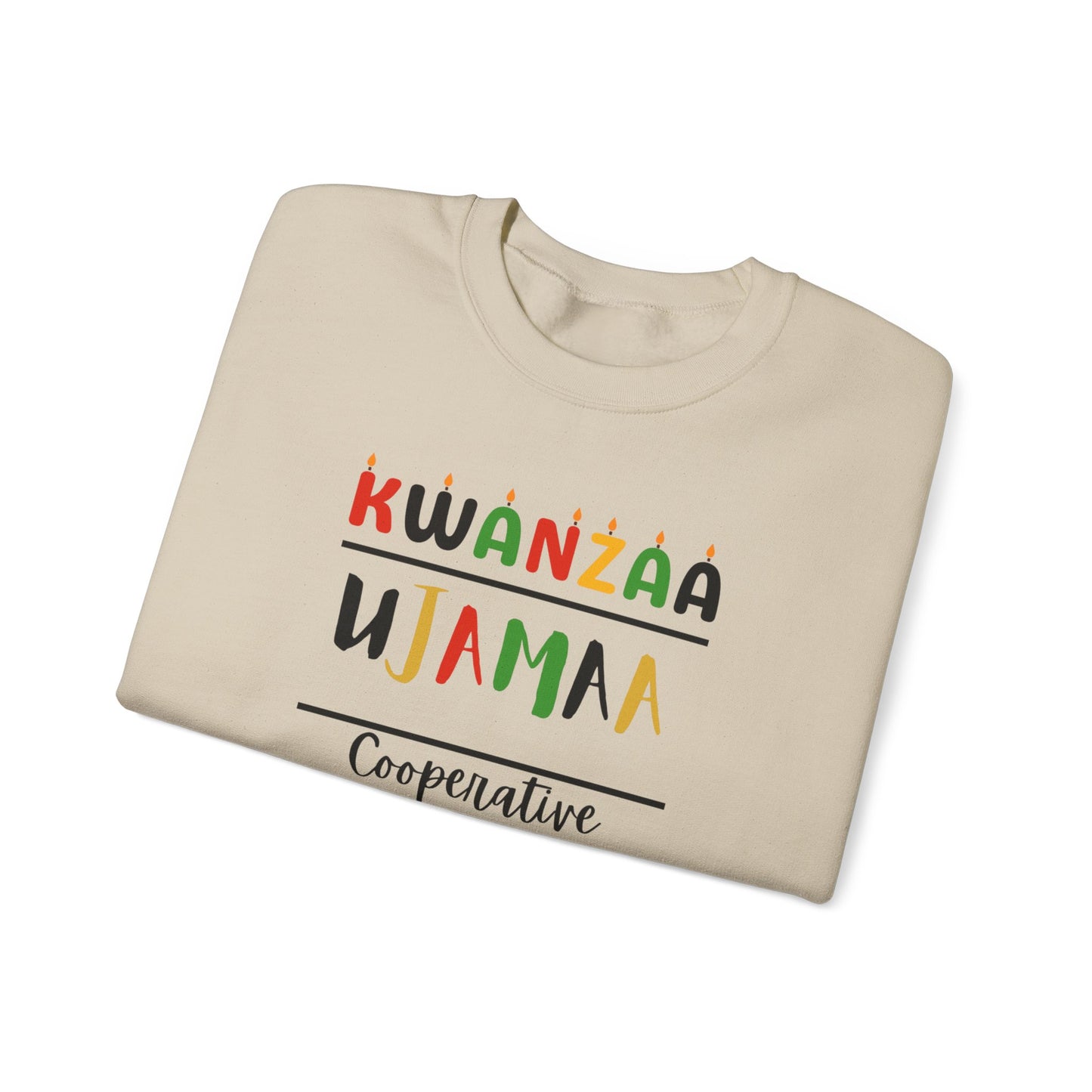 Ujamaa, Kwanzaa Unity Sweatshirt - Cozy Crewneck, Unisex Gift, Celebratory Apparel, Holiday Sweater, Unity Message