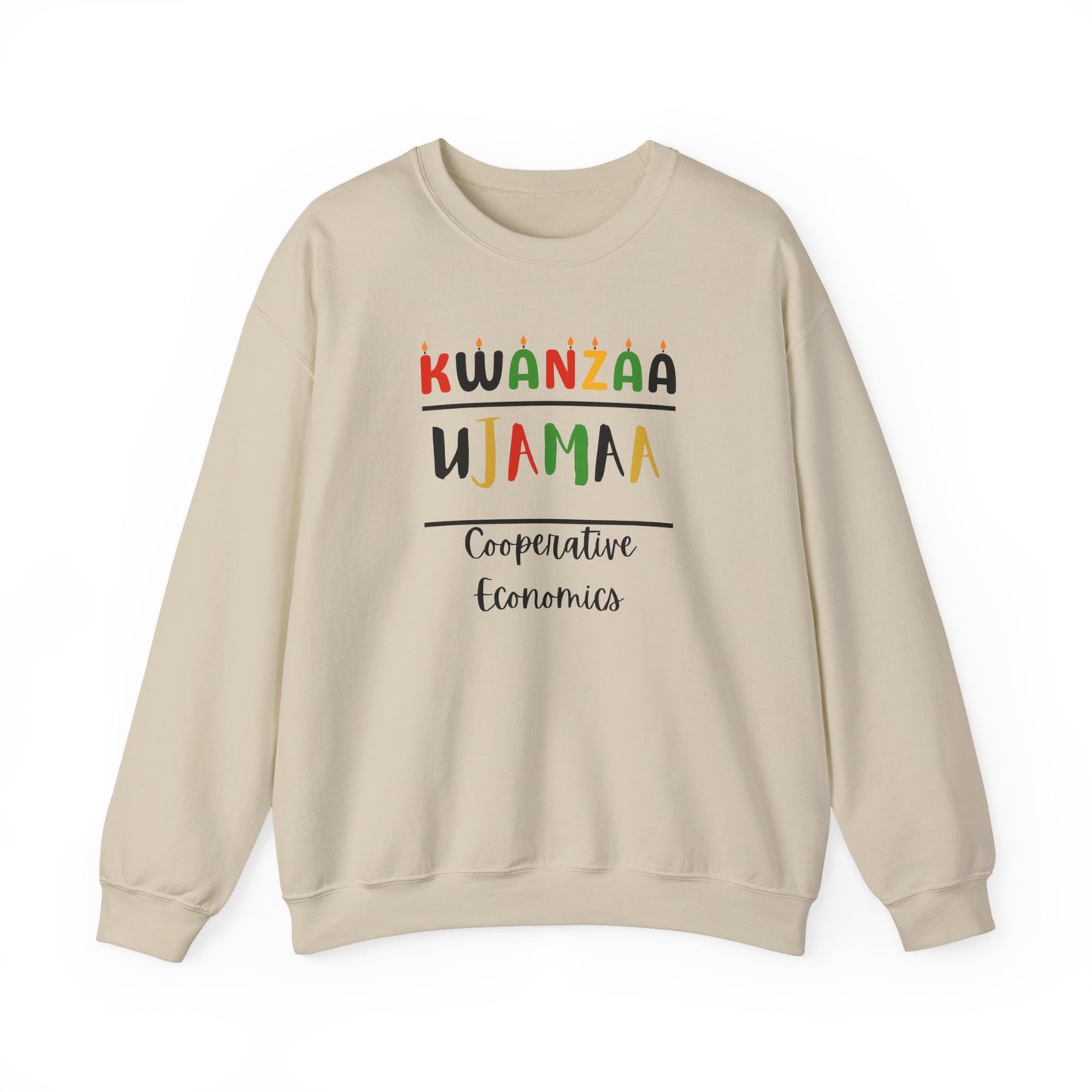 Ujamaa, Kwanzaa Unity Sweatshirt - Cozy Crewneck, Unisex Gift, Celebratory Apparel, Holiday Sweater, Unity Message