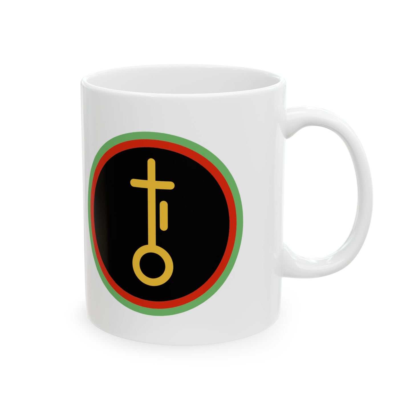 Nia, Kwanzaa Celebration Mug, Festive Ceramic Cup, Holiday Drinkware, Unique Gift, 11oz