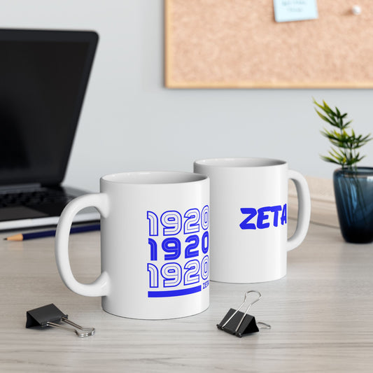 Divine 9 Sorority Inspired- ZETA: Ceramic Mug