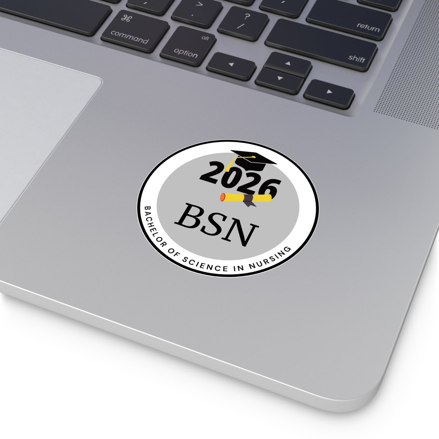 BSN, c/o 2026 Graduate. Round Sticker, Nurse Gift, Nursing School Graduation, Laptop