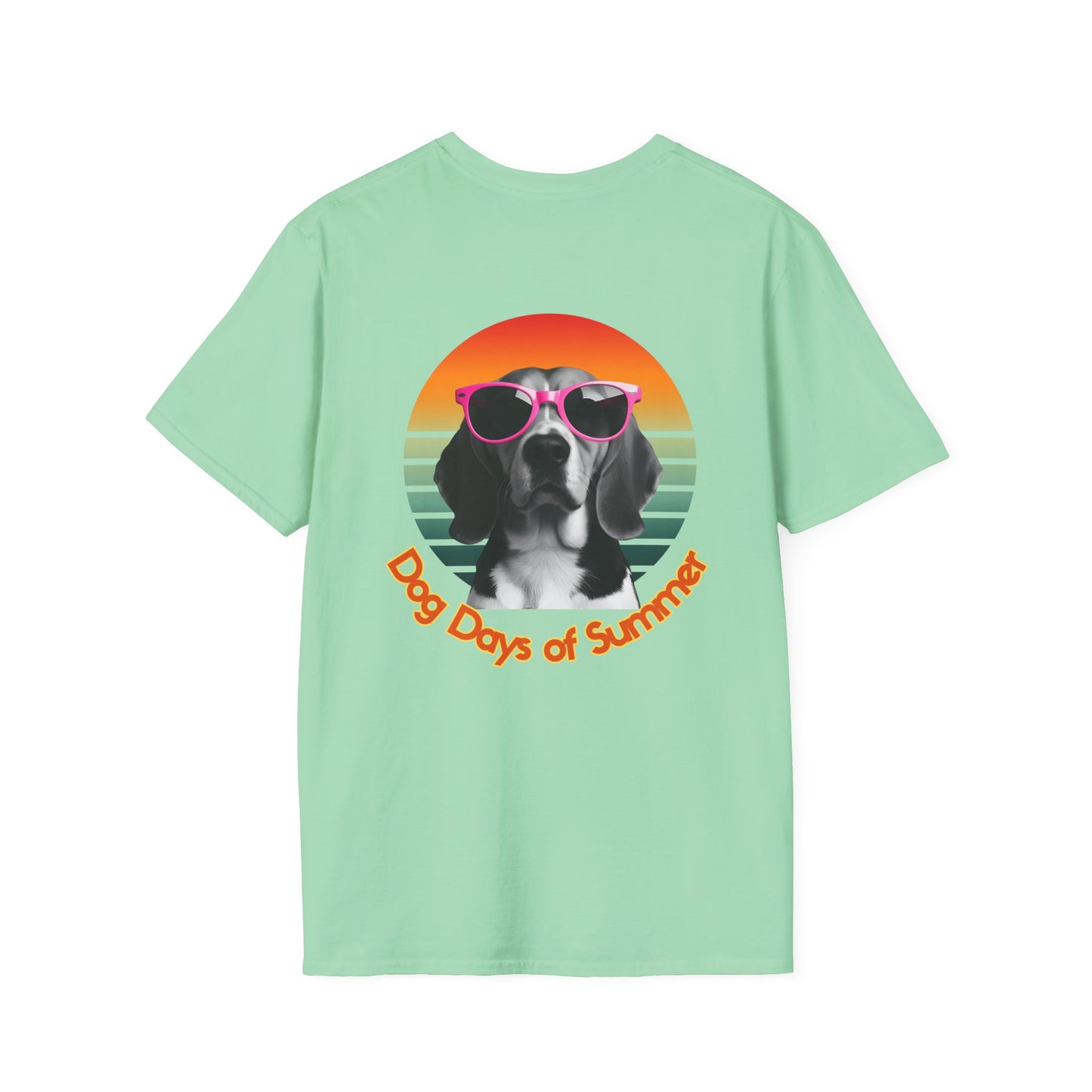 Beagle Unisex T-Shirt - Dog Days of Summer Design