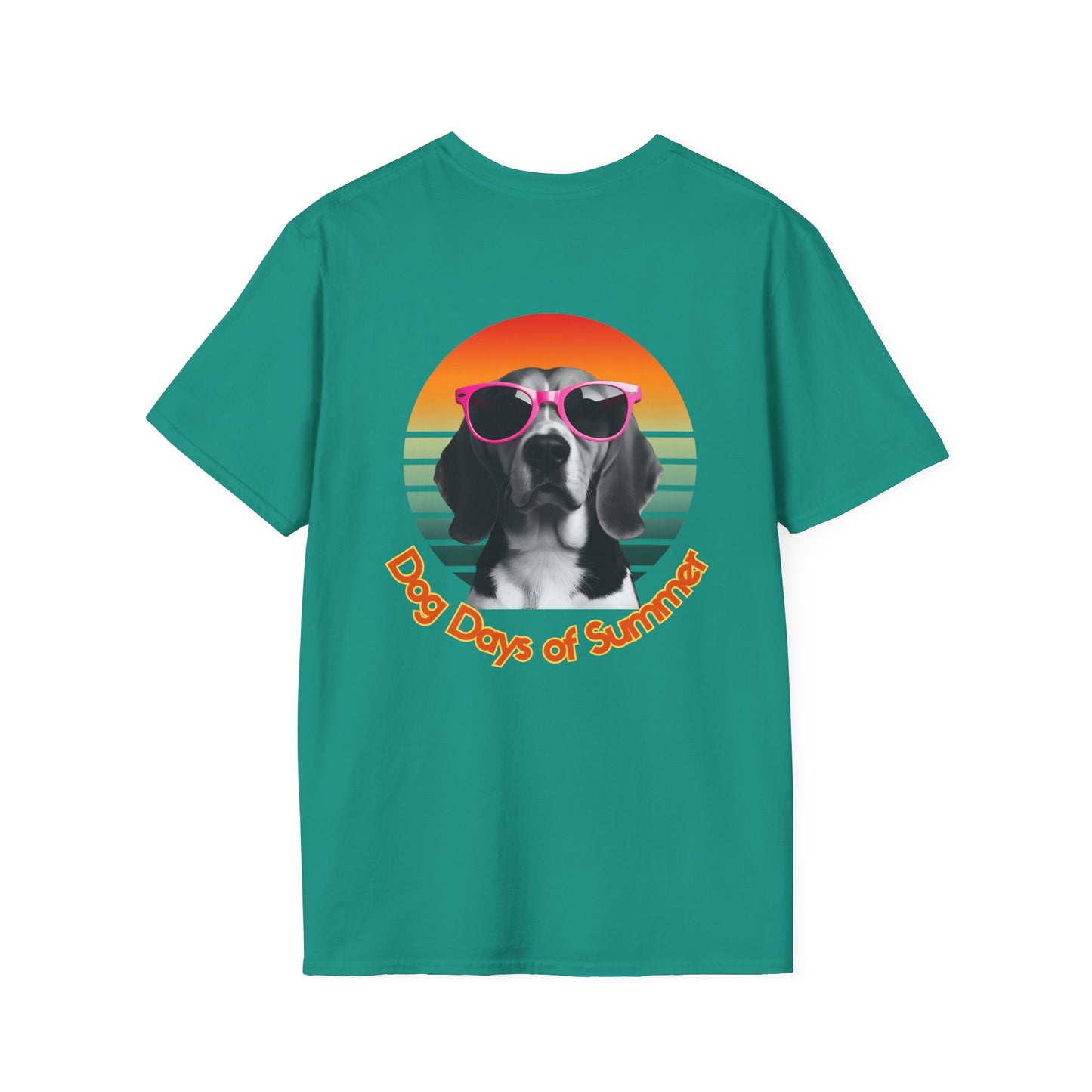 Beagle Unisex T-Shirt - Dog Days of Summer Design