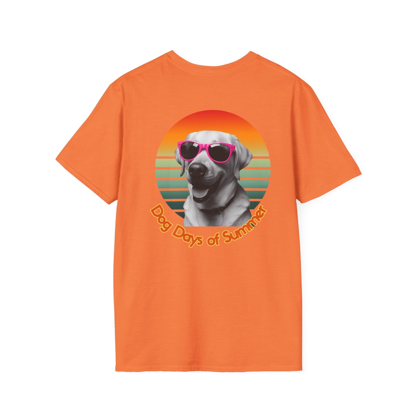 Labrador Retriever, Dog Days of Summer T-Shirt, Unisex, Summer Vibes, Dog Lover Gift, Casual Wear, Fun Tee, Perfect for Dog Owners